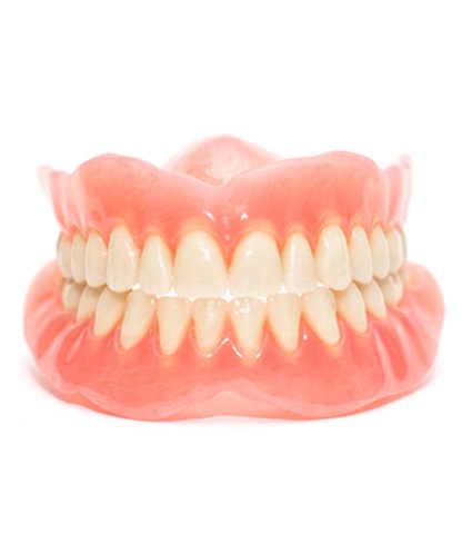 a set of complete dentures